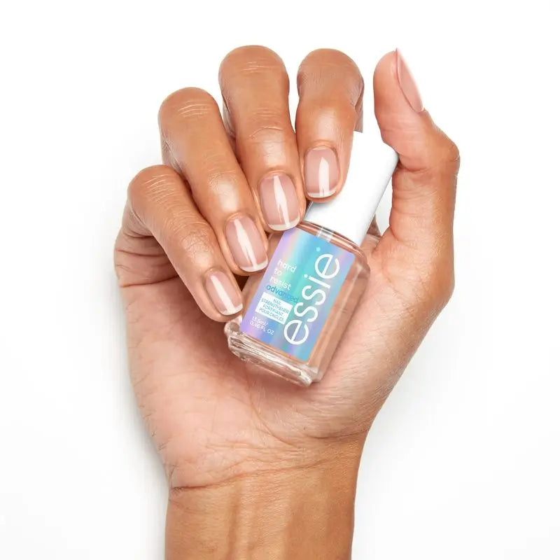 Essie Hard To Resist Advanced, trattamento indurente per unghie, tecnologia Msm, trasparente