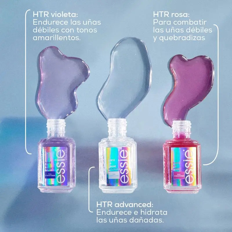Essie Hard To Resist Advanced, trattamento indurente per unghie, tecnologia Msm, trasparente