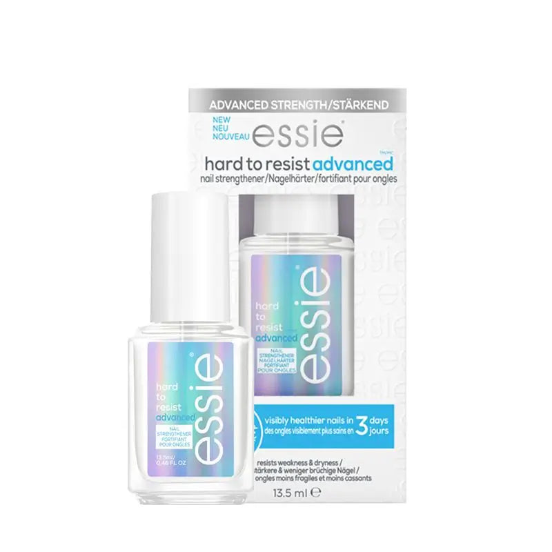 Essie Hard To Resist Advanced, trattamento indurente per unghie, tecnologia Msm, trasparente
