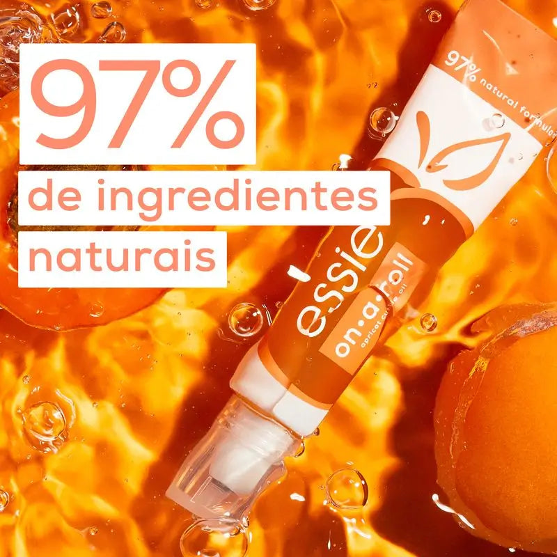 Essie On A Roll Olio idratante per unghie e cuticole all'albicocca.