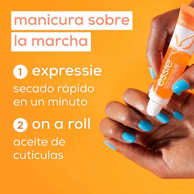 Essie On A Roll Olio idratante per unghie e cuticole all'albicocca.