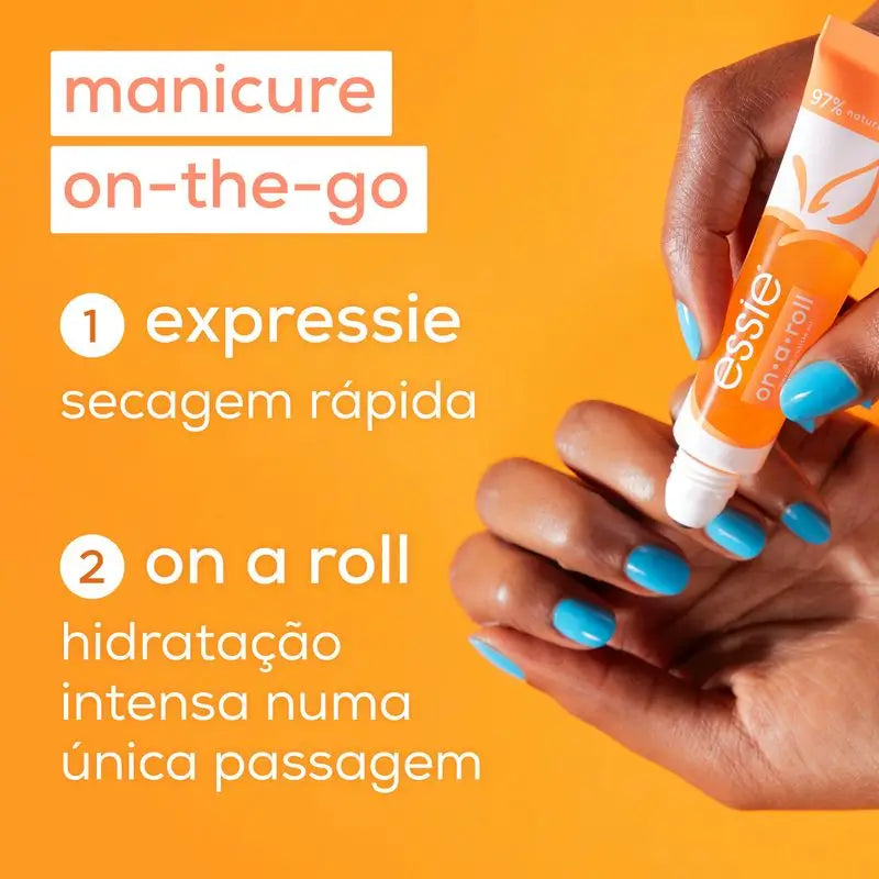 Essie On A Roll Olio idratante per unghie e cuticole all'albicocca.