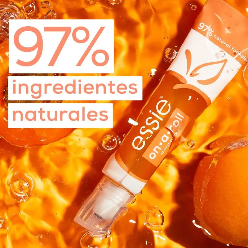 Essie On A Roll Olio idratante per unghie e cuticole all'albicocca.