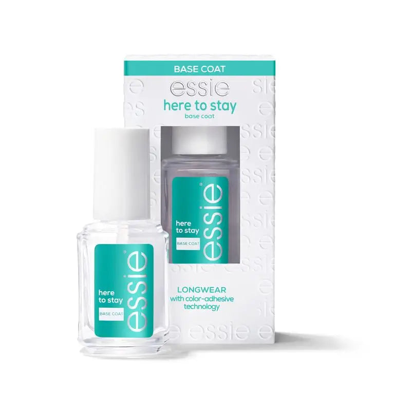 Essie Trattamento per unghie con tecnologia Colour Bonding, prolunga la durata dello smalto - Base Here To Stay - 13,5 Ml