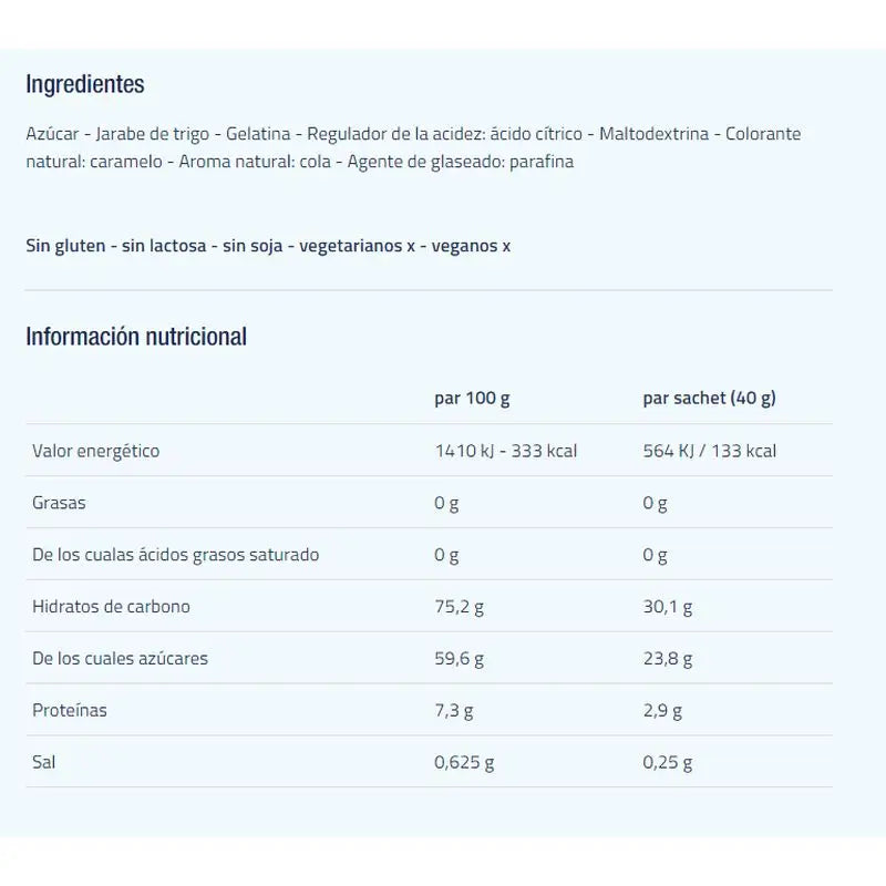 Etixx Sport Gummies Cola 12Pacchi