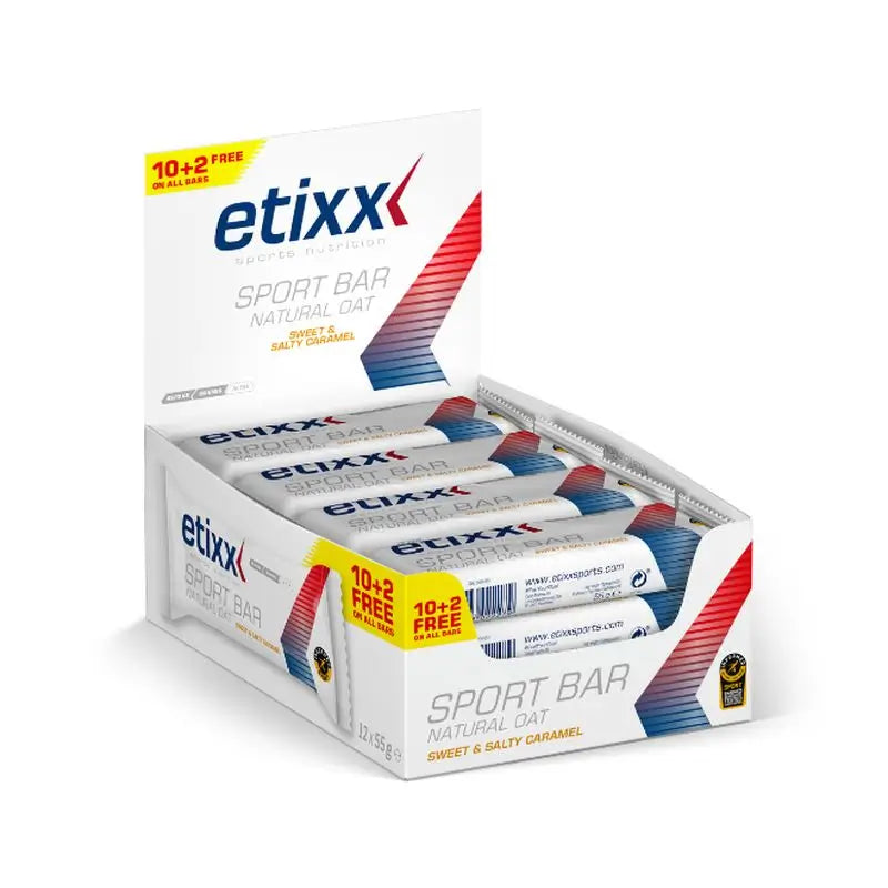 Etixx Barretta d'avena dolce e salata 12 bastoncini