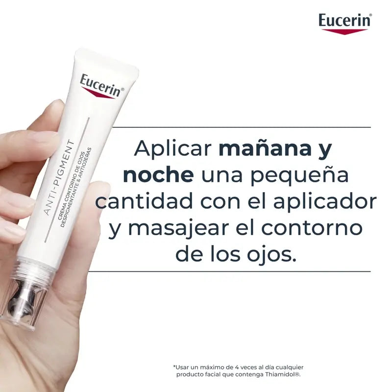 Eucerin Anti-Pigment Contorno Occhi Depigmentante e Anti-Occhiaie, 15 ml