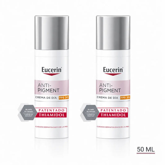 Eucerin Crema Giorno Anti-Pigmento Spf 30, 50ml, confezione da 2