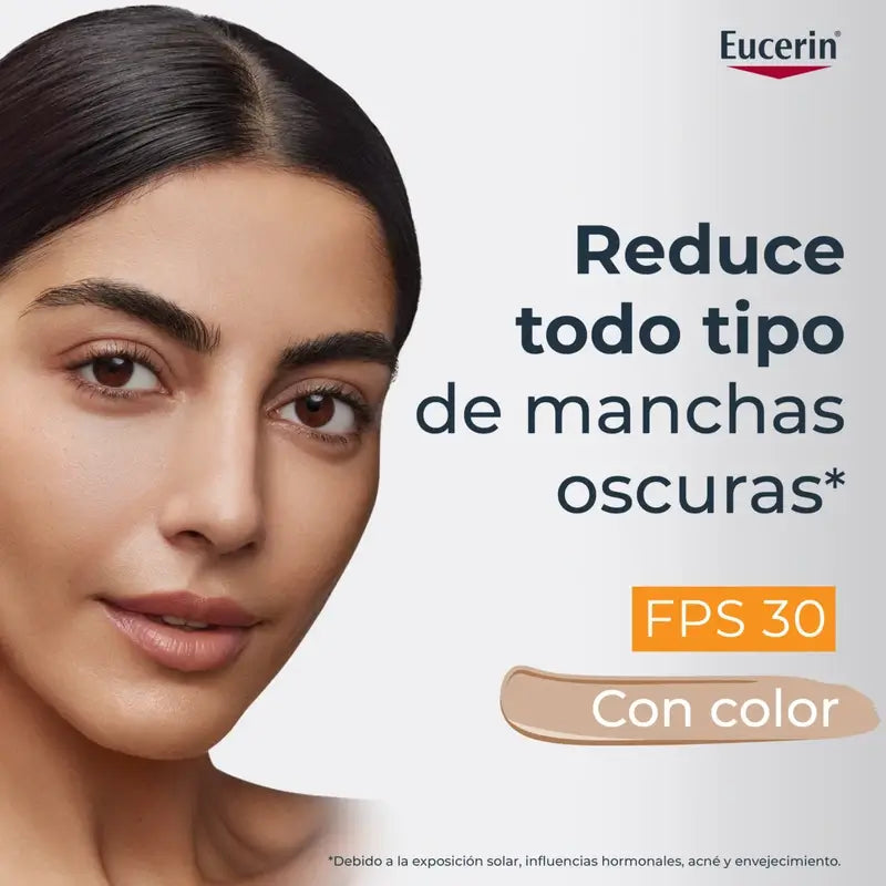 Eucerin Crema Giorno Anti-Pigmento SPF30 Colore Medio, 50ml
