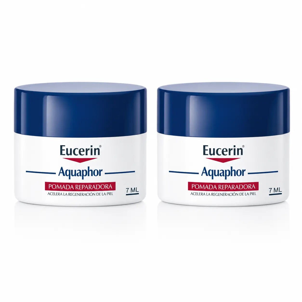 Eucerin Aquaphor Balsamo per naso e labbra, 7g, confezione da 2