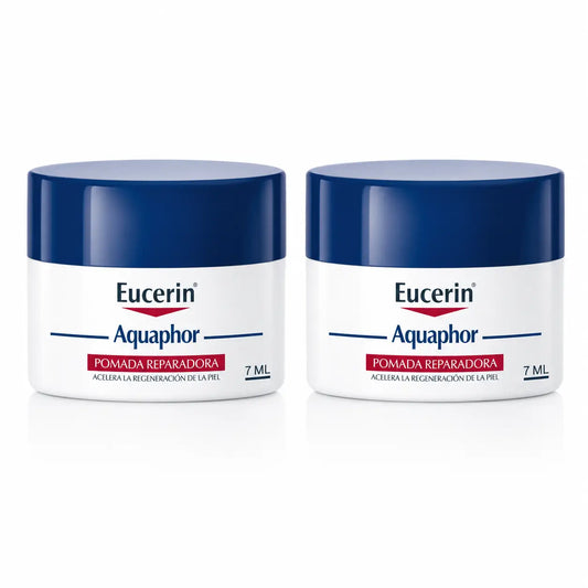 Eucerin Aquaphor Balsamo per naso e labbra, 7g, confezione da 2