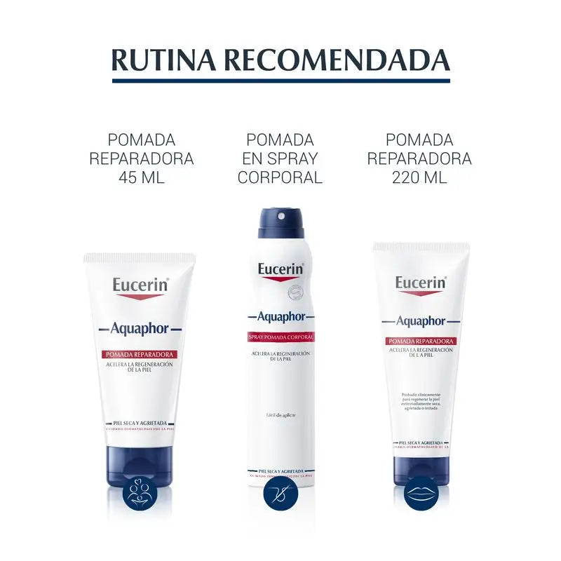 Eucerin Aquaphor Sos Trattamento rigenerante per le labbra, 10 ml