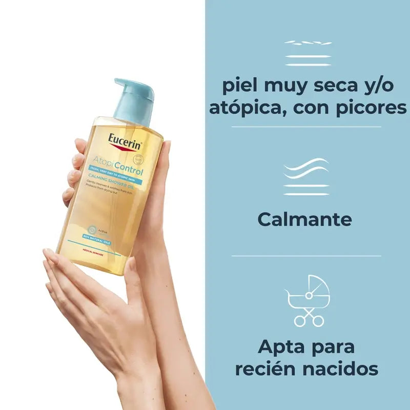 Eucerin Atopicontrol Oleogel Bagno e doccia, 400 ml