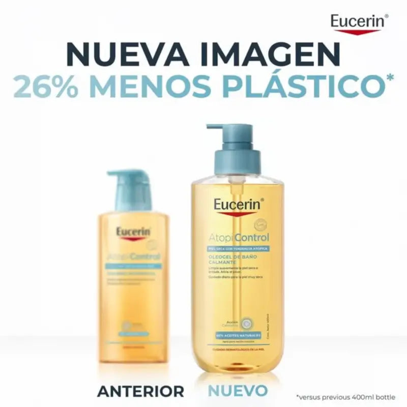 Eucerin Atopicontrol Oleogel Bagno e doccia, 400 ml