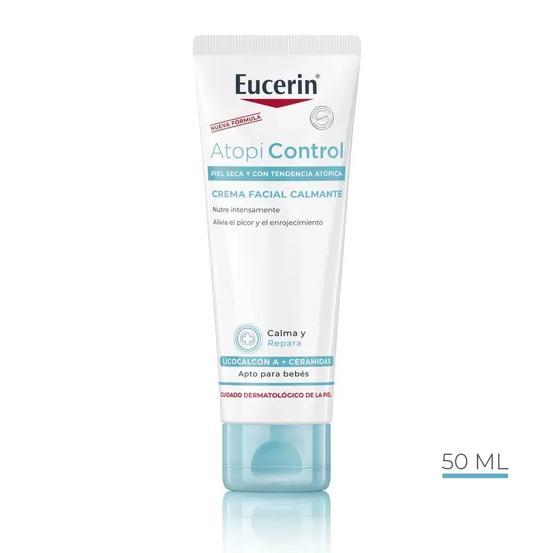 Eucerin Atopicontrol Crema viso, 50 ml