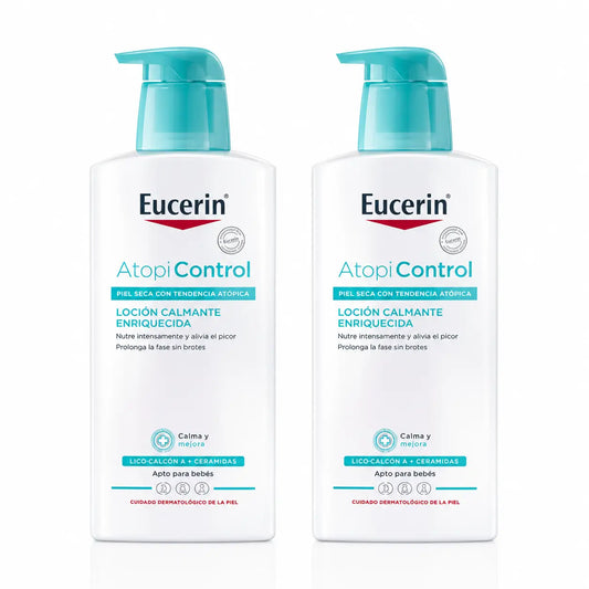 Eucerin Atopicontrol Lozione, 400 Ml , confezione da 2