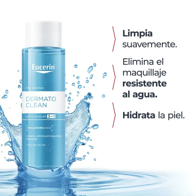 Eucerin Dermatoclean Acqua Micellare, 400 ml