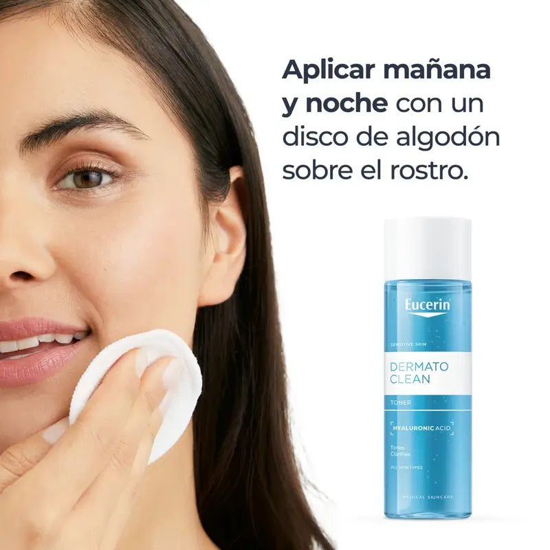 Eucerin Dermatoclean Tonico per il viso, 200 ml