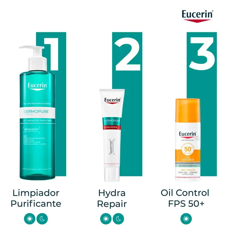 Eucerin Dermopure Oil Control Hydra Repair Coadiuvante, 50 ml