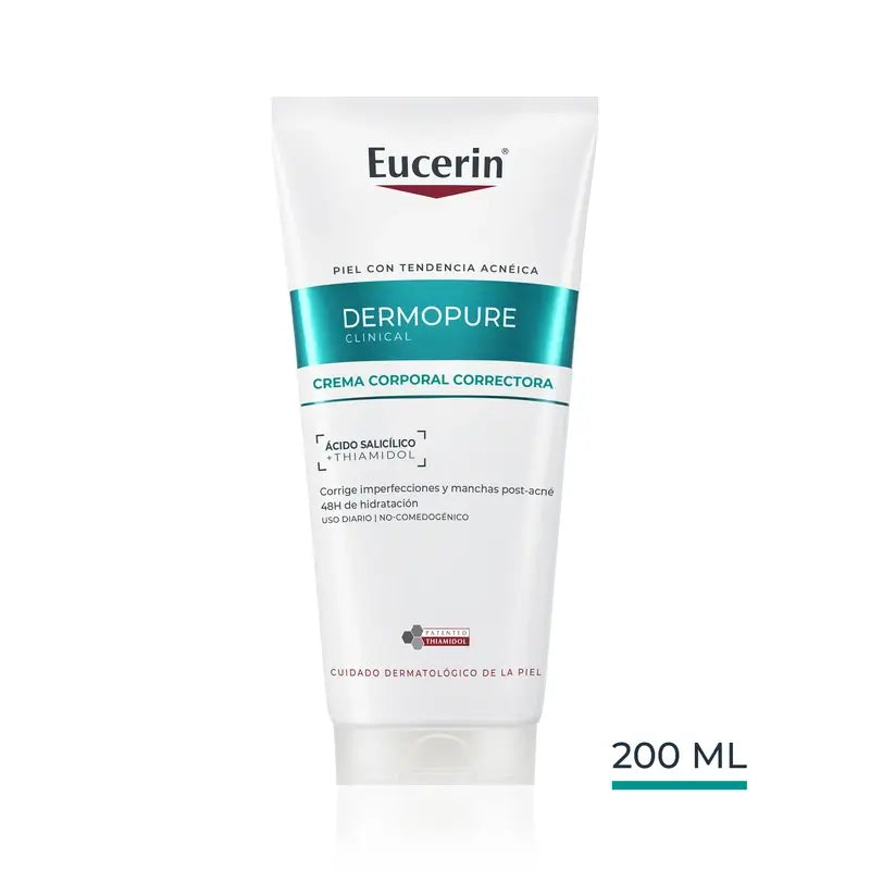 Eucerin Dermopure Crema Corpo Triplo Effetto, 200ml
