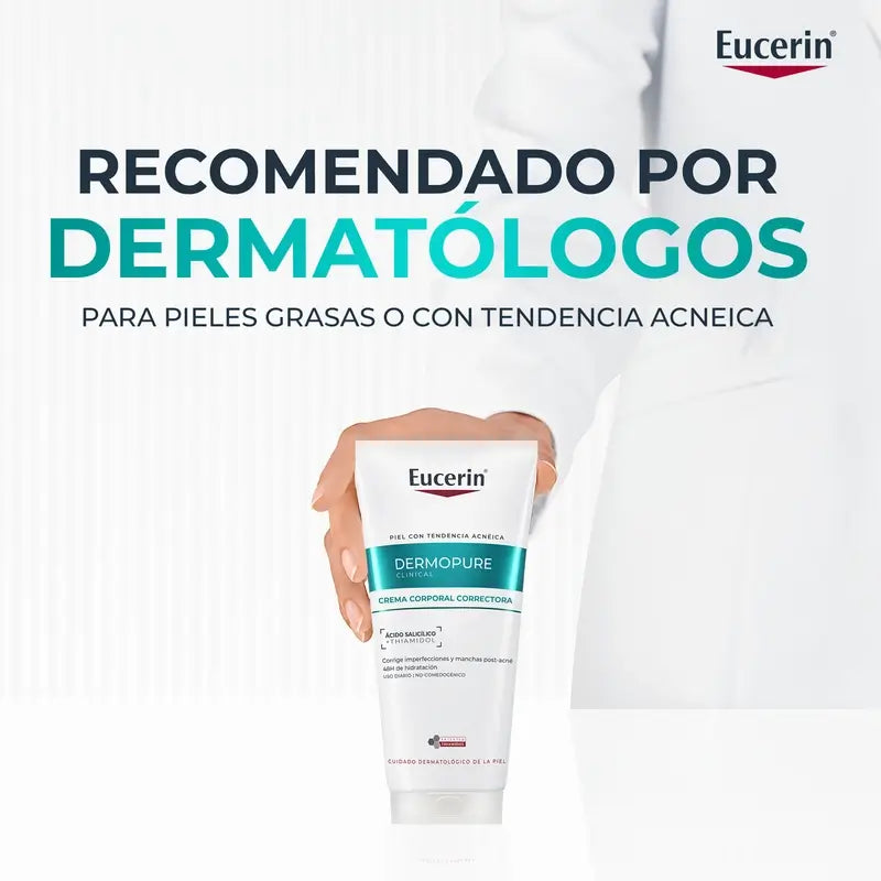 Eucerin Dermopure Crema Corpo Triplo Effetto, 200ml