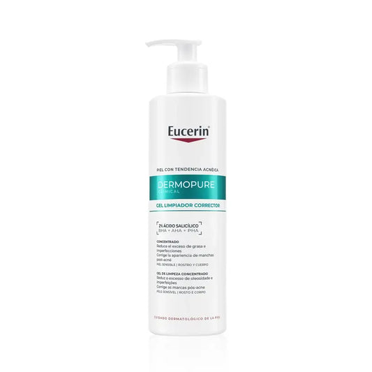 Eucerin Dermopure Gel detergente a triplo effetto, 400 Ml