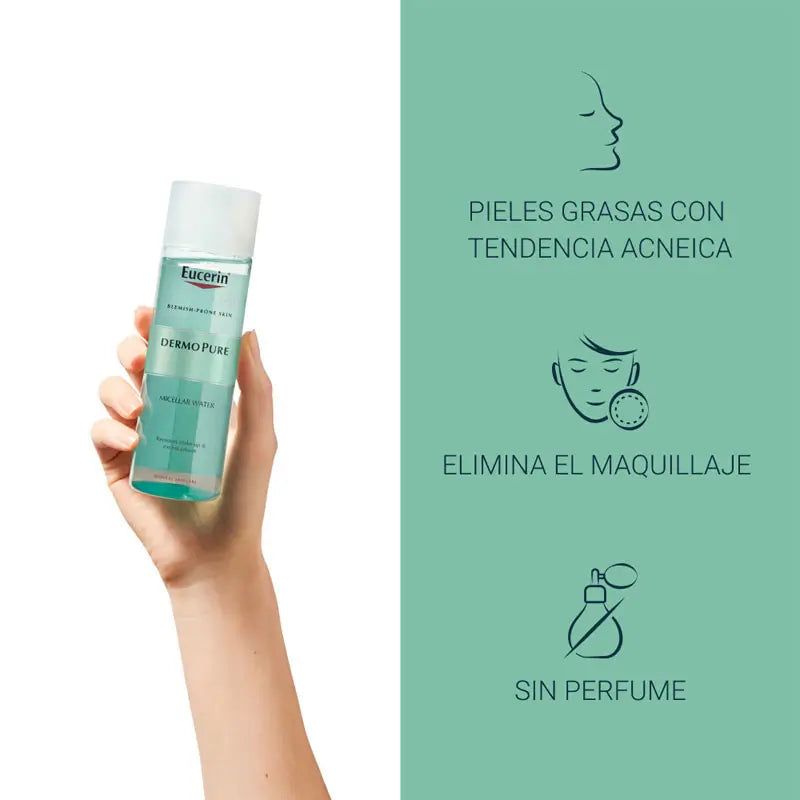 Eucerin Dermopure Acqua Micellare, 200 ml