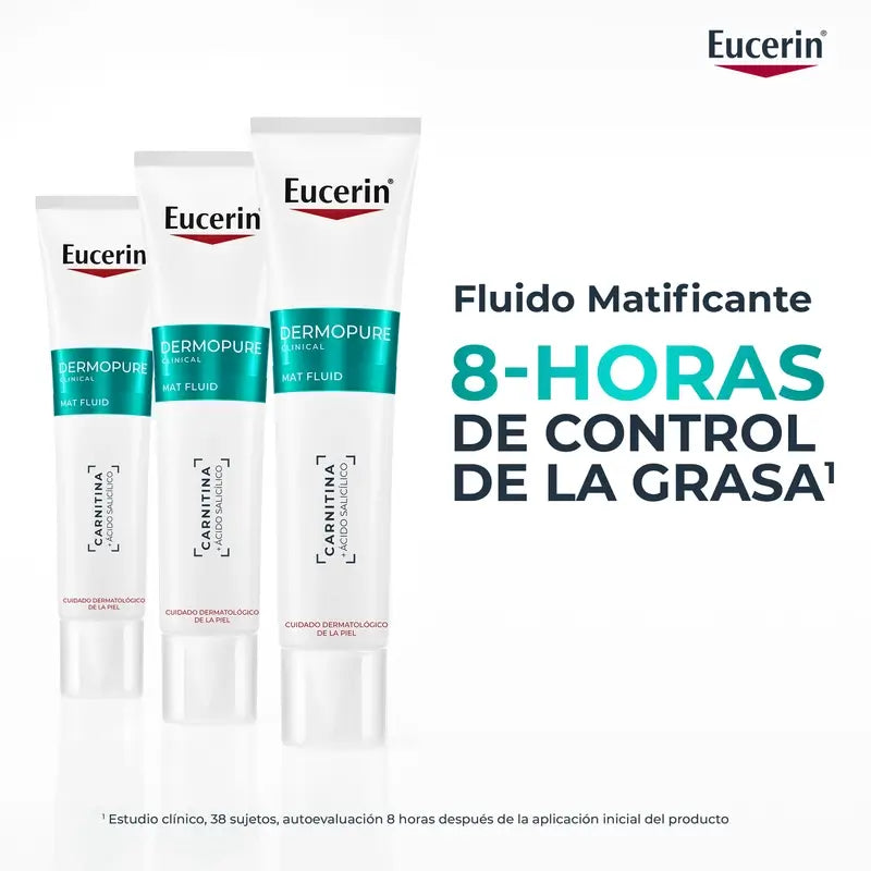 Eucerin Dermopure Fluido viso idratante opacizzante, 50 ml