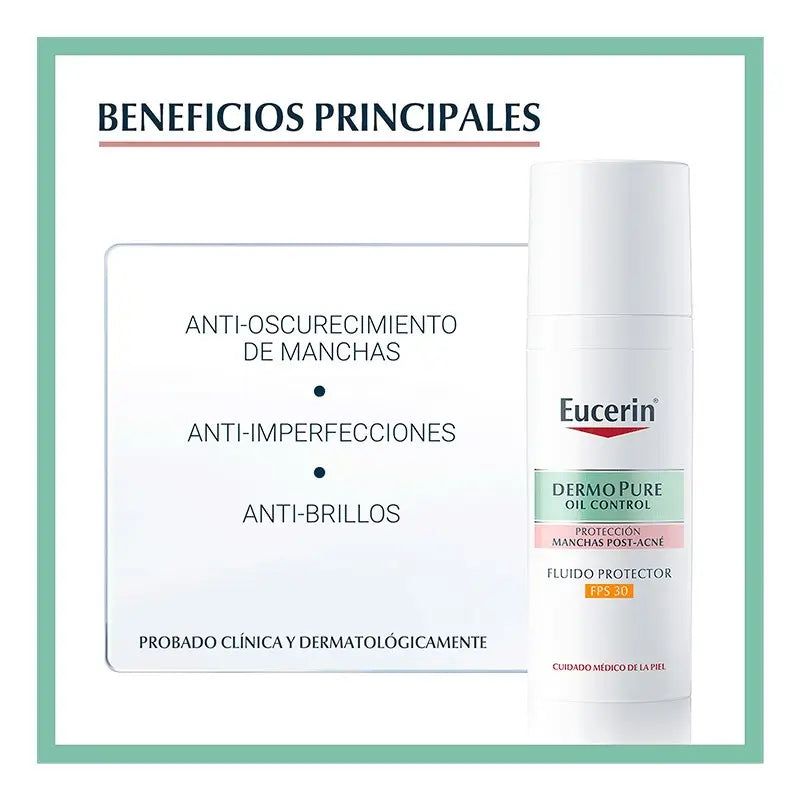Eucerin Dermopure Fluido protettivo antiolio SPF30, 50 ml