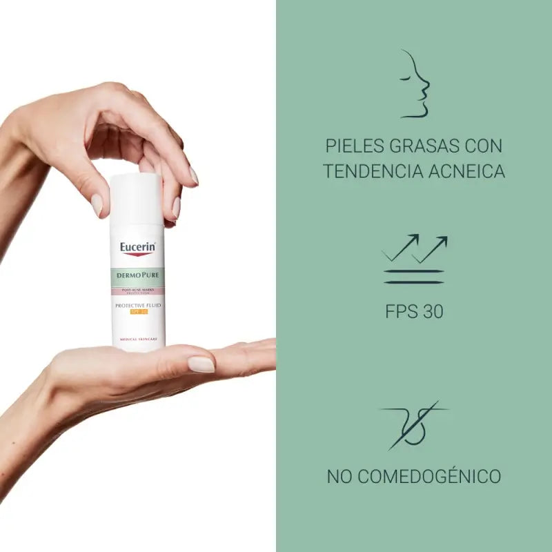 Eucerin Dermopure Fluido protettivo antiolio SPF30, 50 ml
