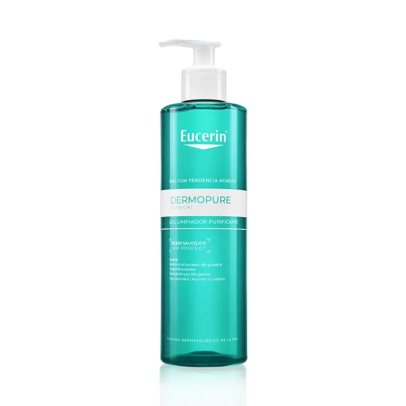 Eucerin Dermopure Oil Control Gel detergente per il viso, 200 ml