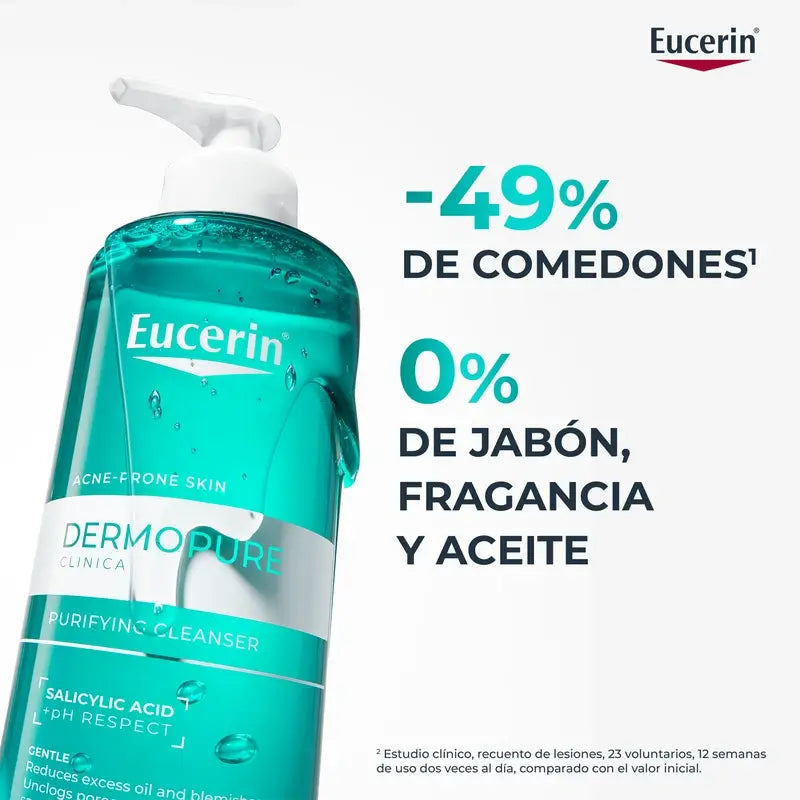 Eucerin Dermopure Gel detergente, 400 ml