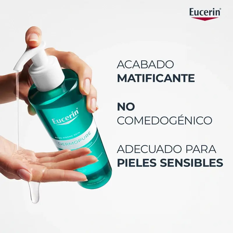 Eucerin Dermopure Gel detergente, 400 ml