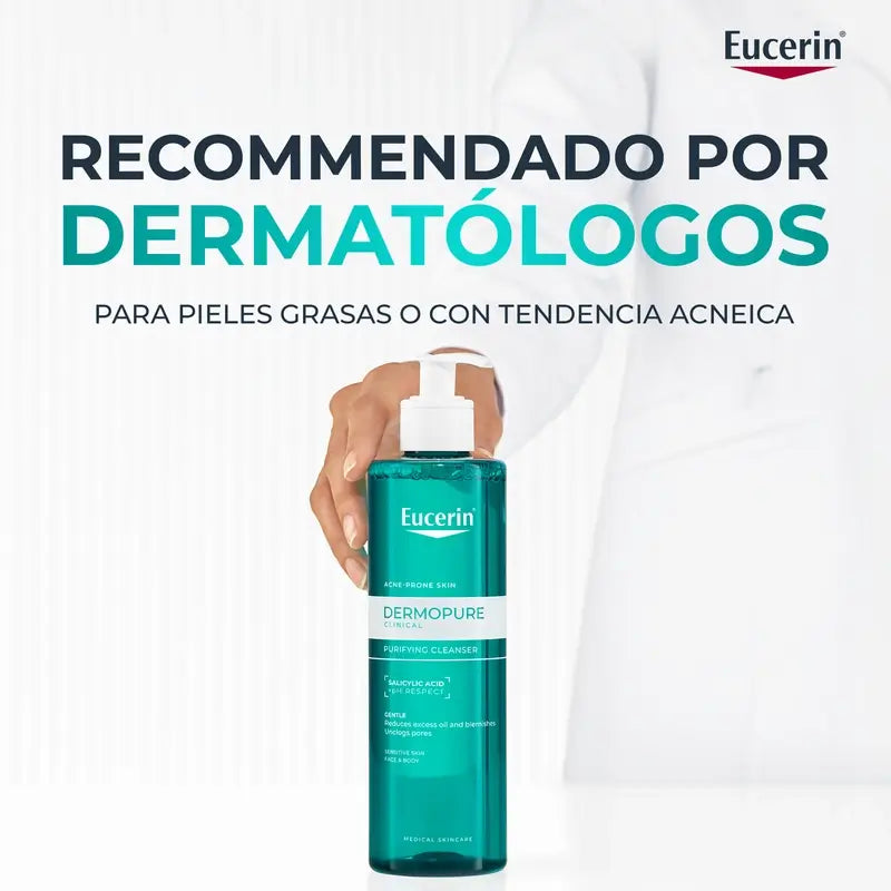 Eucerin Dermopure Gel detergente, 400 ml