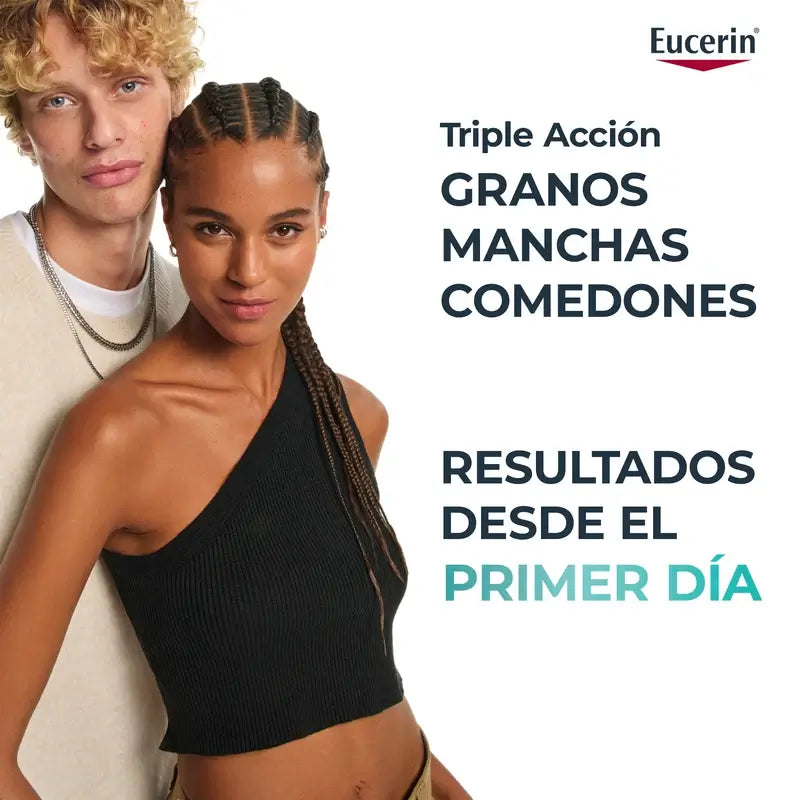 Eucerin Dermopure Oil Control Siero Triplo Effetto, 40 ml
