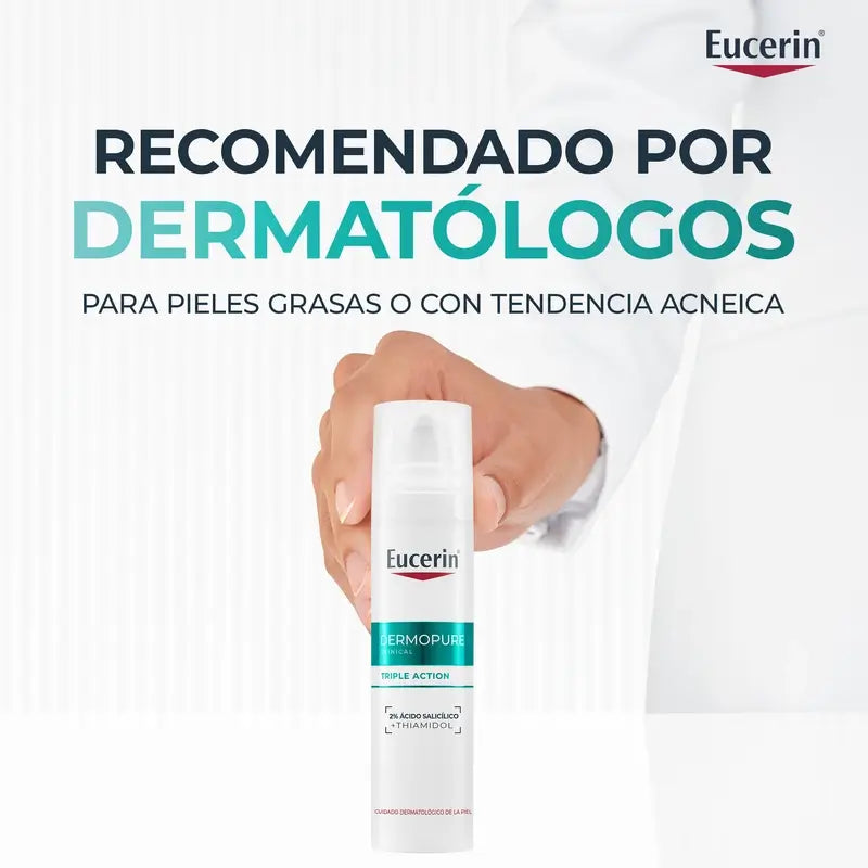 Eucerin Dermopure Oil Control Siero Triplo Effetto, 40 ml