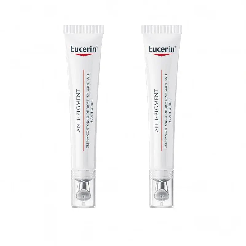 Eucerin Duplo Anti-Pigment Contorno Occhi Depigmentazione e Anti-Occhiaie, 2x15 ml