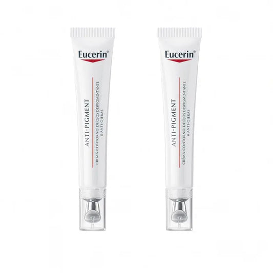 Eucerin Duplo Anti-Pigment Contorno Occhi Depigmentazione e Anti-Occhiaie, 2x15 ml