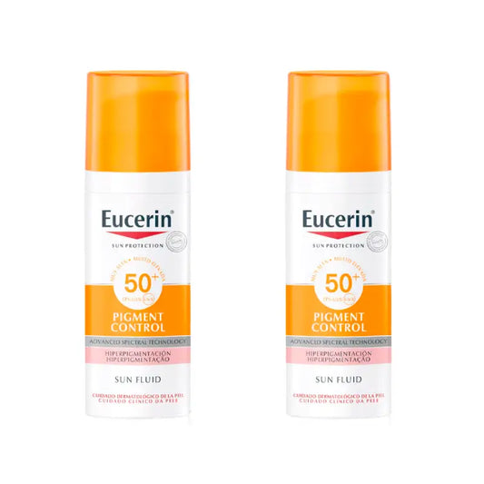 Eucerin Duplo Pigment Control Spf50+ Fluido solare, 2 x 50 Ml