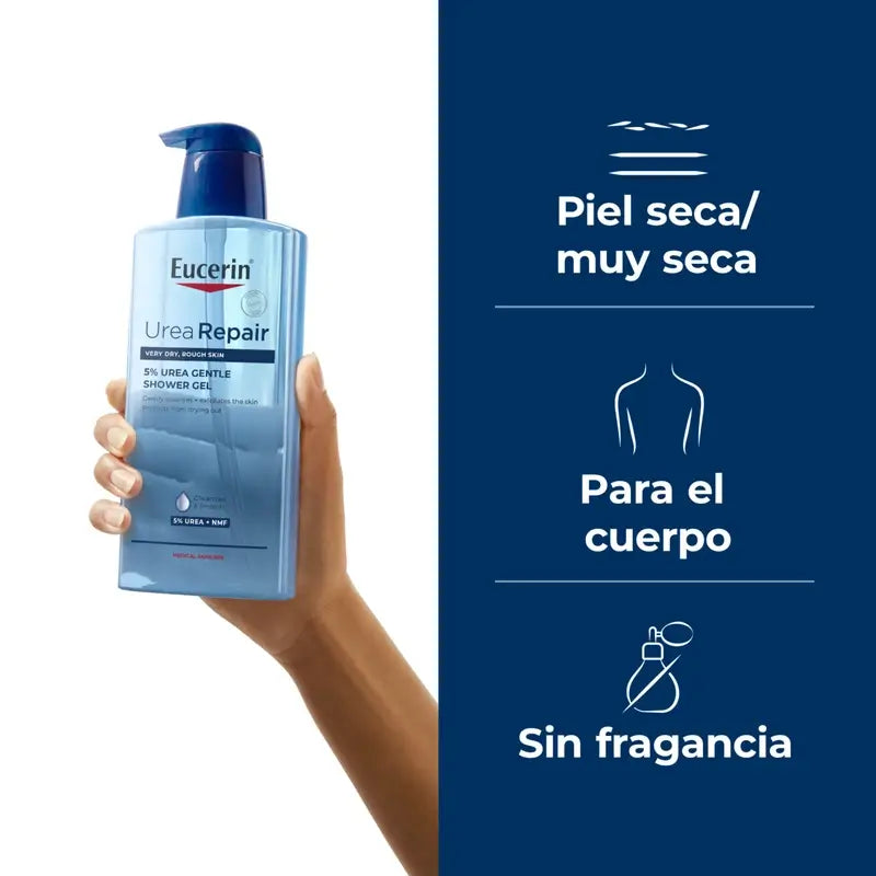 Eucerin Gel doccia delicato 5% Urea , 400 ml