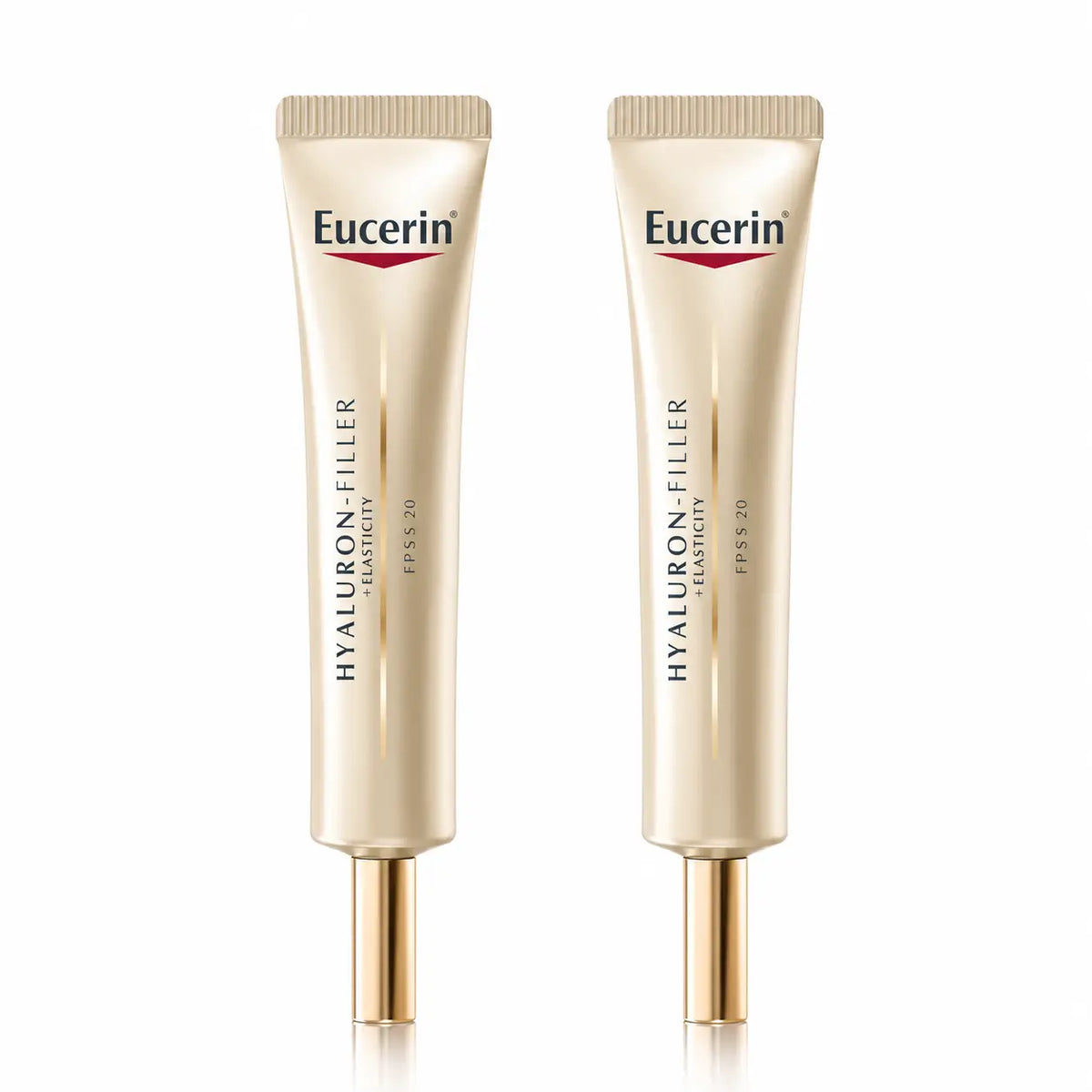 Eucerin Hyaluron Filler + Elasticità Contorno Occhi, 15 Ml , confezione da 2