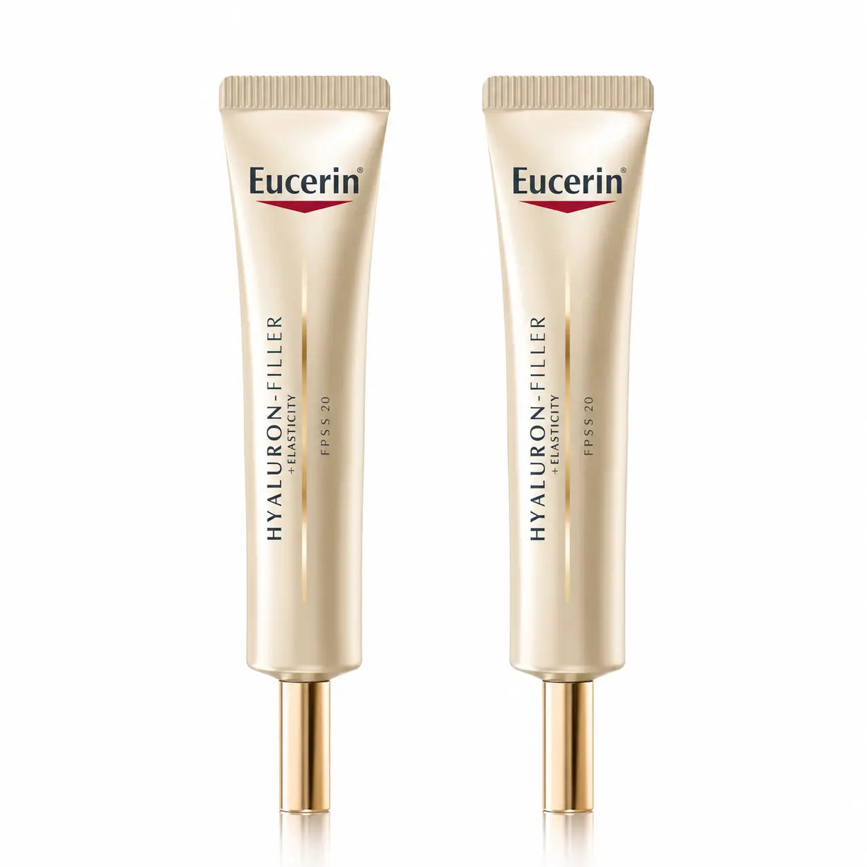 Eucerin Hyaluron Filler + Elasticità Contorno Occhi, 15 Ml , confezione da 2