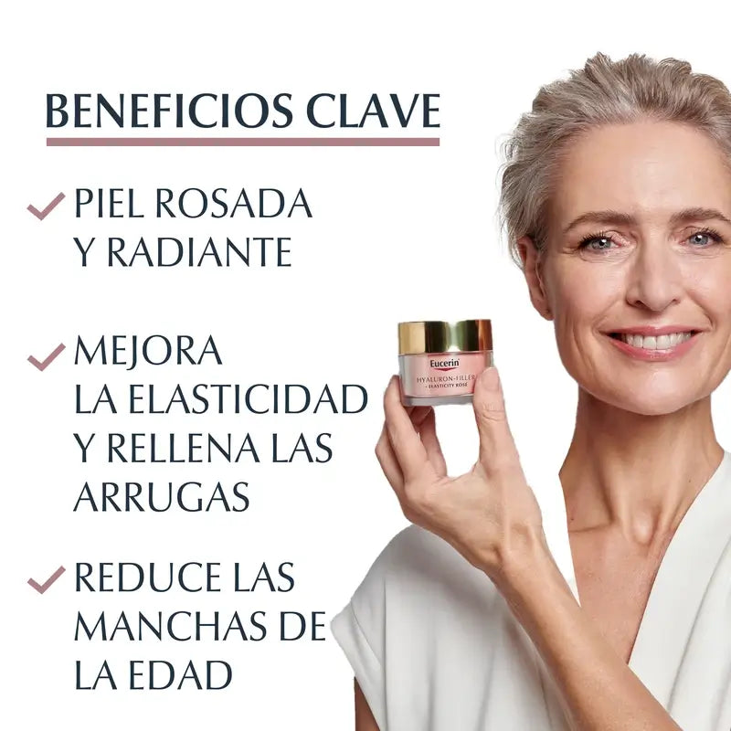Eucerin Hyaluron Filler + Elasticity Rosé Crema da giorno SPF30 50 ml