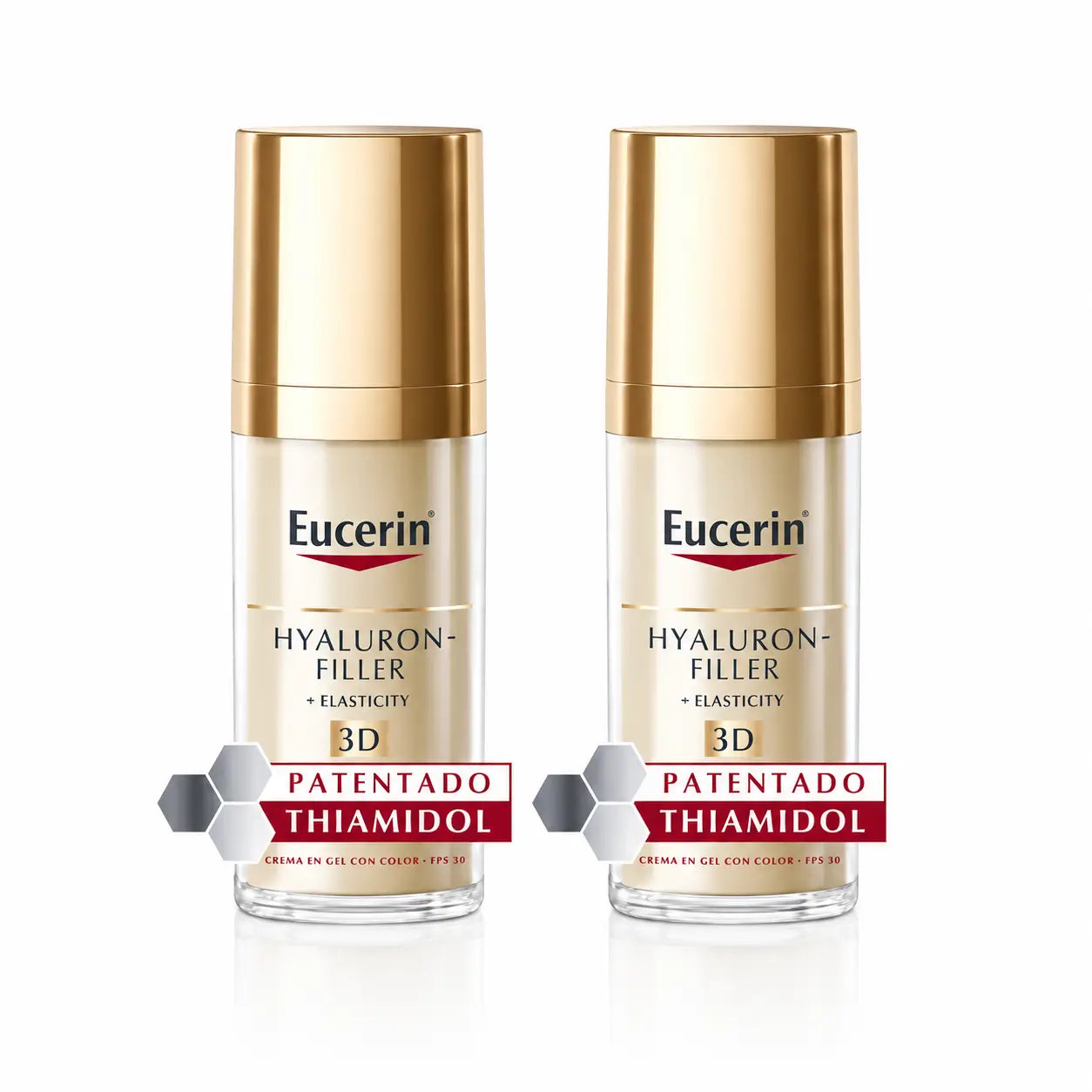 Eucerin Hyaluron Filler + Siero di Acido Ialuronico Elasticità 30ml, confezione da 2