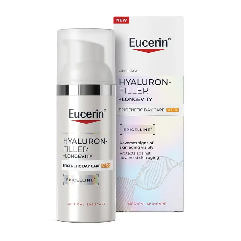 Eucerin Hyaluron-Filler + Longevity Epigenetic Crema da giorno SPF 30, 50 ml