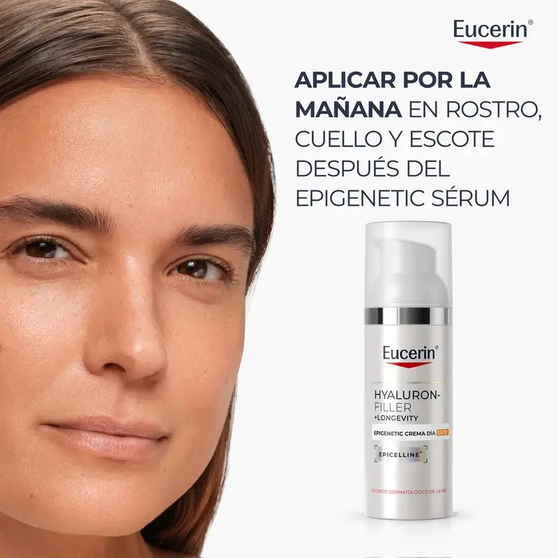 Eucerin Hyaluron-Filler + Longevity Epigenetic Crema da giorno SPF 30, 50 ml