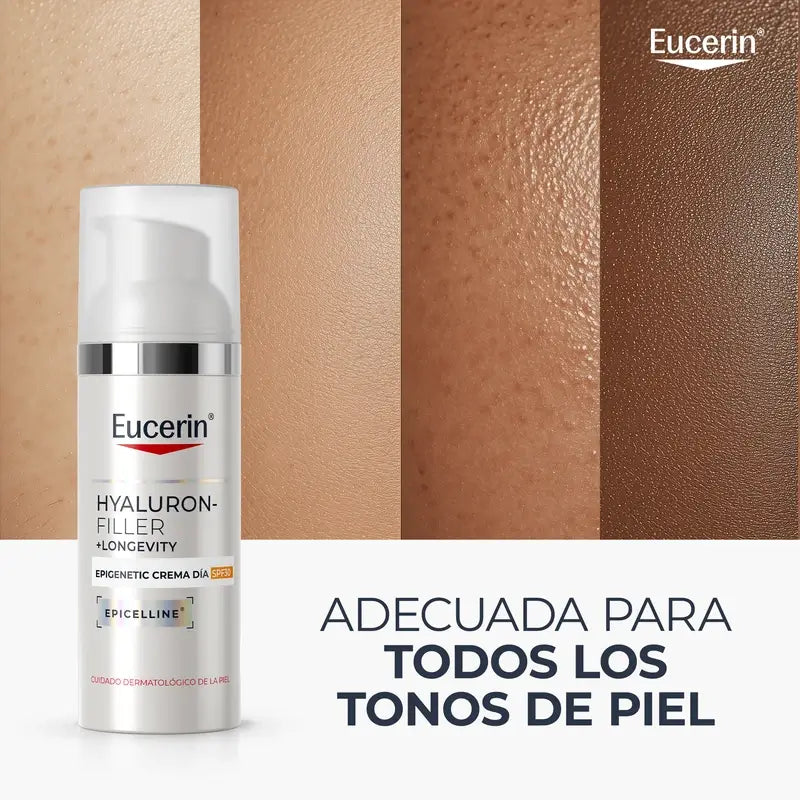 Eucerin Hyaluron-Filler + Longevity Epigenetic Crema da giorno SPF 30, 50 ml
