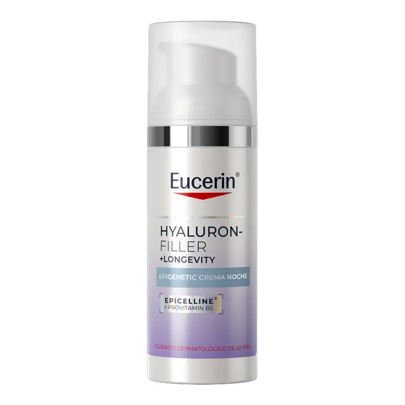 Eucerin Hyaluron-Filler + Longevity Epigenetic Crema da notte, 50 ml