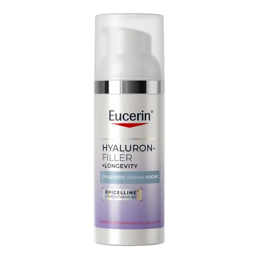 Eucerin Hyaluron-Filler + Longevity Epigenetic Crema da notte, 50 ml
