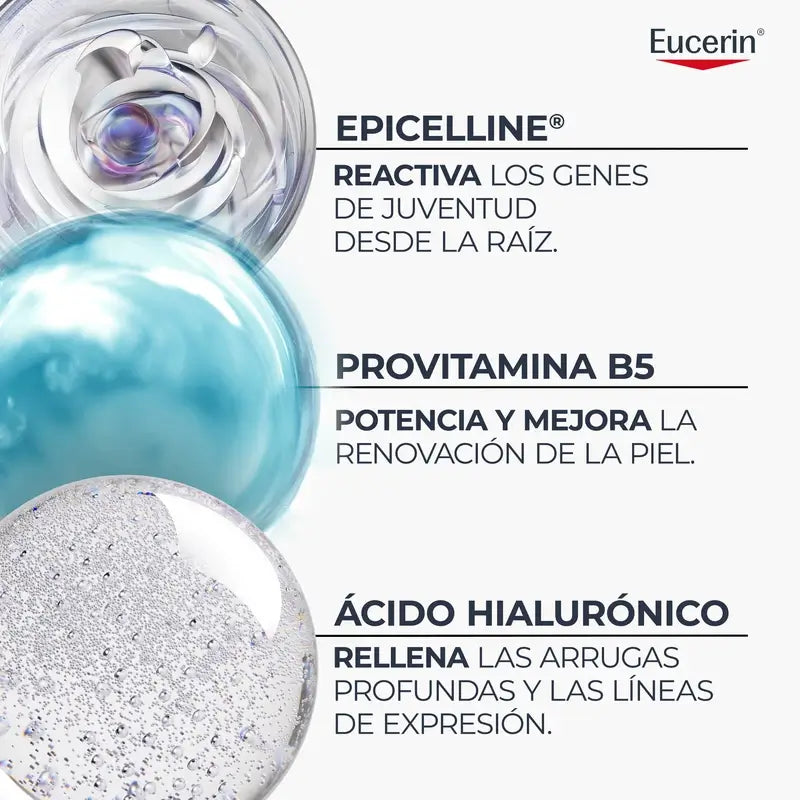 Eucerin Hyaluron-Filler + Longevity Epigenetic Crema da notte, 50 ml